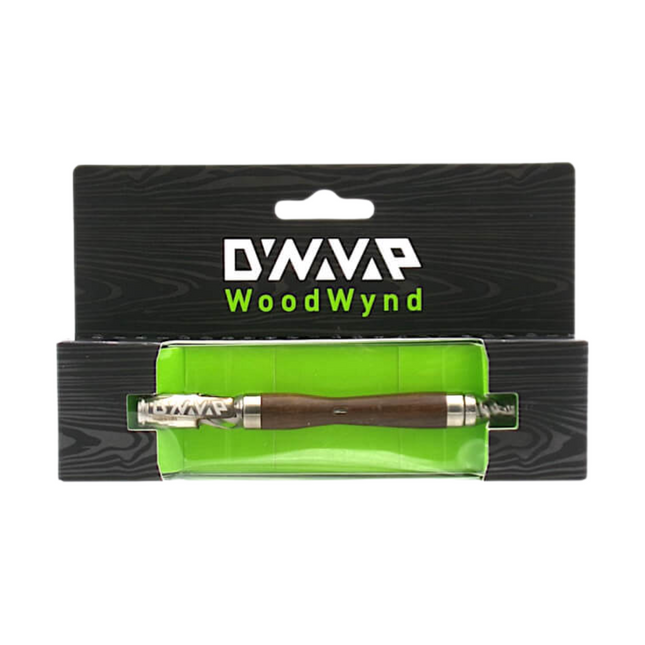 Dynavap Woodwynd in packaging box.