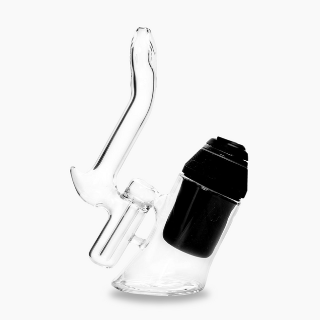 Puffco Proxy inside glass bubbler attachment.