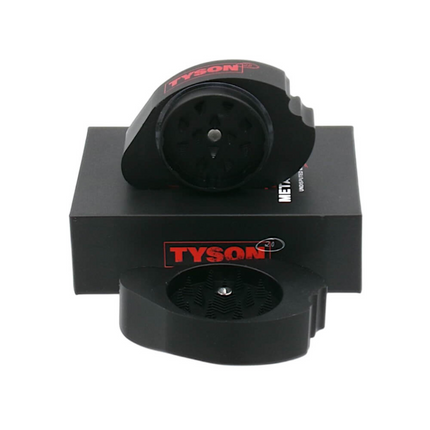 Open Tyson 2.0 Grinder with box on white background